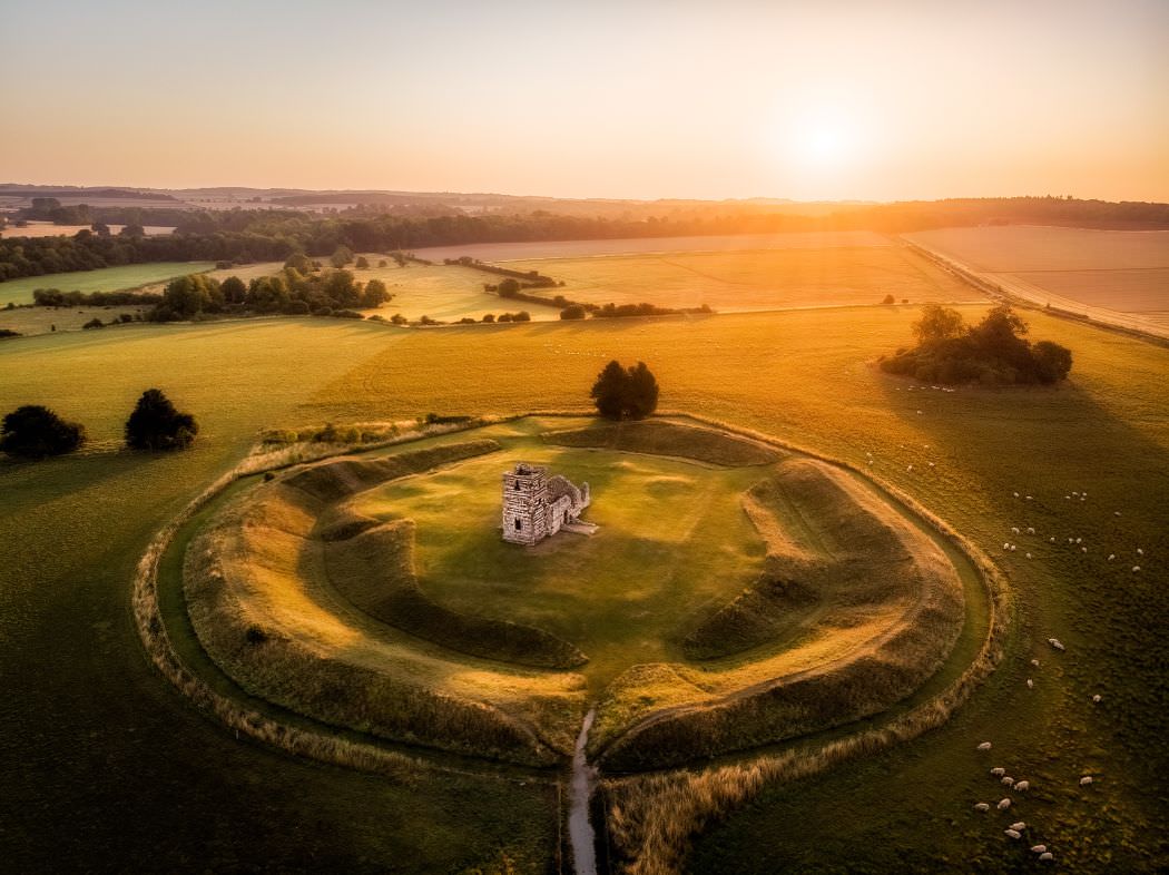 Knowlton Church, Dorset, England