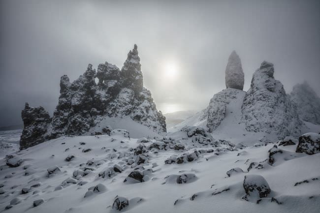 Scottish Highlands in Winter