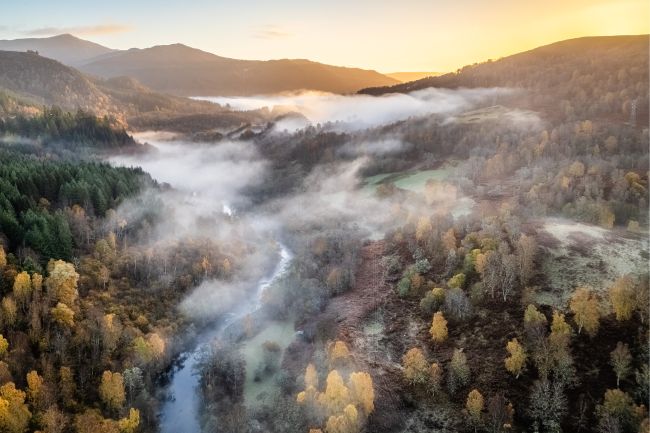 Scottish Highlands in Autumn