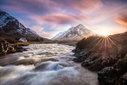 Scottish Highlands in Winter